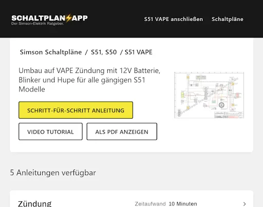 Скриншот 8 — Simson Schaltplan App