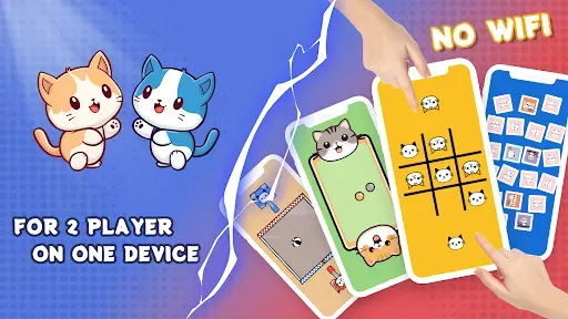 Скриншот 1 — Игры На Двоих 1v1: 2 Cats