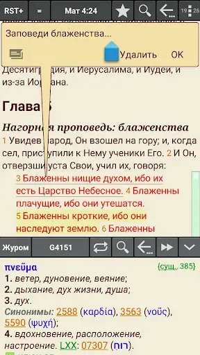 Скриншот 3 — MyBible - Библия