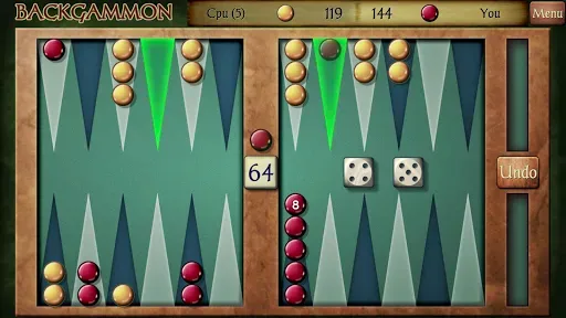 Скриншот 1 — Backgammon