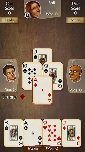 Скриншот 1 — Euchre Pro