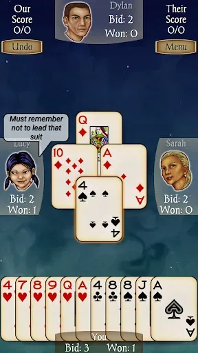 Скриншот 2 — Spades Pro