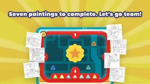 Скриншот 6 — Big Tree City: Colouring Game