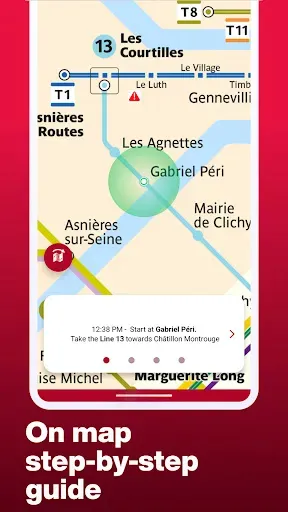 Скриншот 3 — Paris Metro - Map and Routes