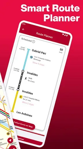 Скриншот 7 — Paris Metro - Map and Routes