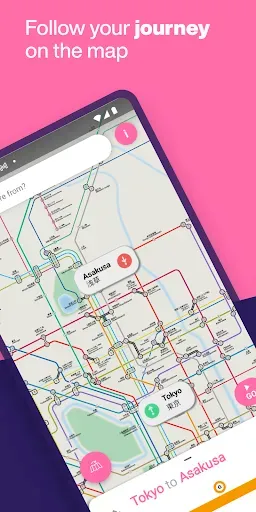 Скриншот 4 — Tokyo Metro Subway Map & Route