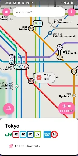 Скриншот 6 — Tokyo Metro Subway Map & Route