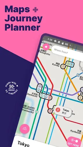 Скриншот 7 — Tokyo Metro Subway Map & Route