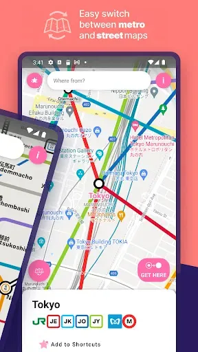 Скриншот 8 — Tokyo Metro Subway Map & Route