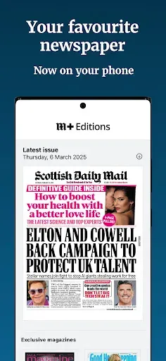 Скриншот 1 — Scottish Daily Mail