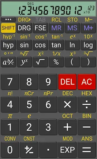 Скриншот 1 — RealCalc Plus