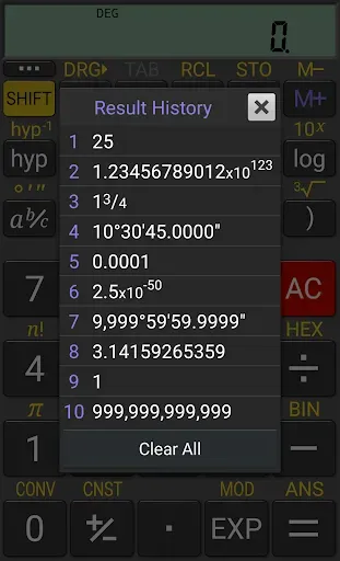 Скриншот 4 — RealCalc Plus
