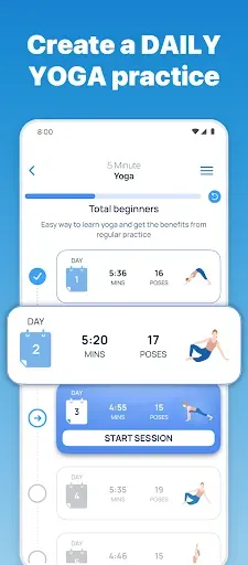 Скриншот 1 — 5 Minute Yoga