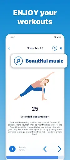 Скриншот 7 — 5 Minute Yoga