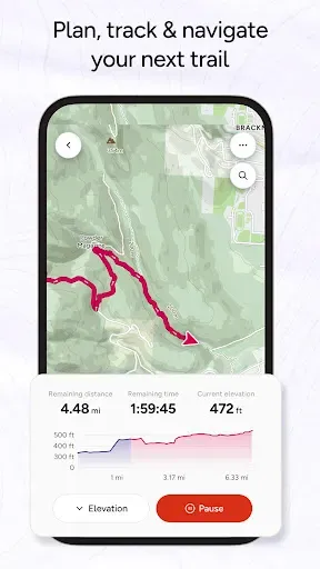 Скриншот 2 — OS Maps: Walk, Hike, Run, Bike