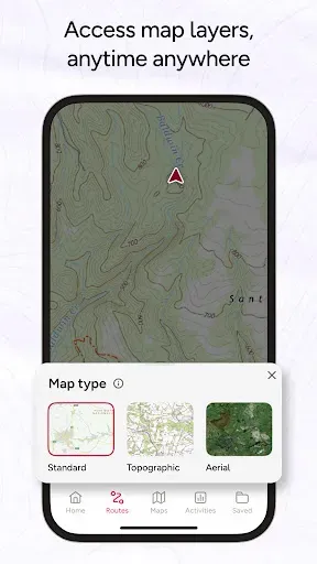 Скриншот 4 — OS Maps: Walk, Hike, Run, Bike