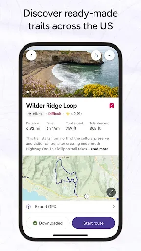 Скриншот 6 — OS Maps: Walk, Hike, Run, Bike