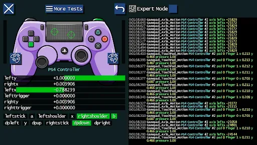Скриншот 1 — Game Controller Tester