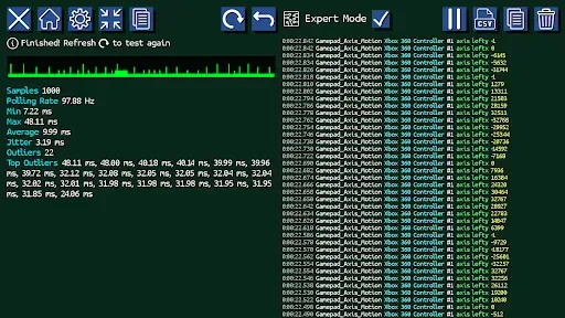 Скриншот 2 — Game Controller Tester