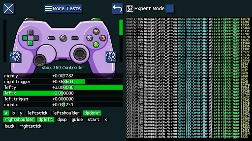 Скриншот 3 — Game Controller Tester