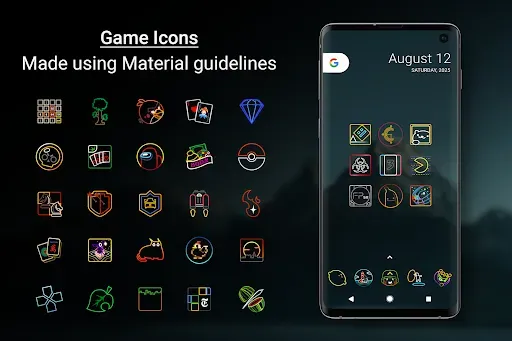 Скриншот 6 — Outline Icons - Icon Pack