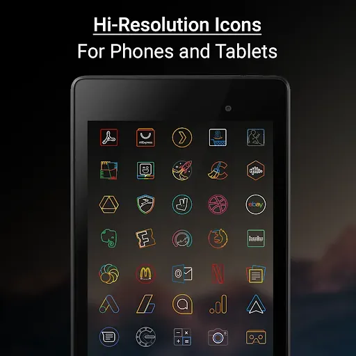 Скриншот 7 — Outline Icons - Icon Pack