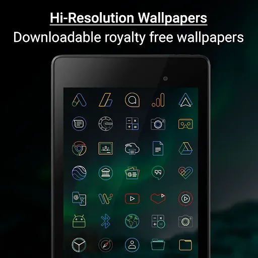 Скриншот 8 — Outline Icons - Icon Pack