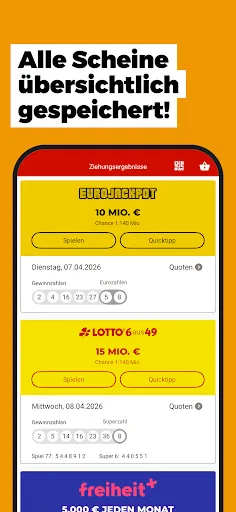 Скриншот 7 — Eurojackpot & LOTTO App
