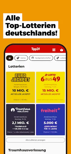 Скриншот 8 — Eurojackpot & LOTTO App