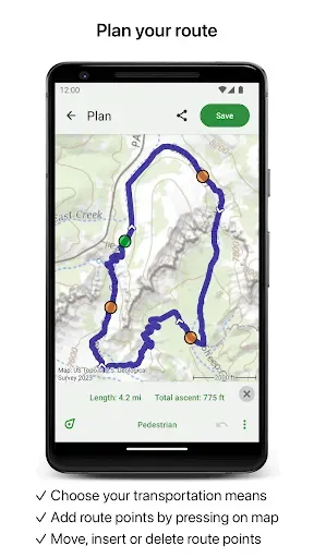 Скриншот 4 — Topo GPS