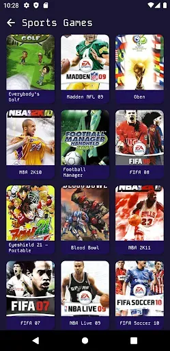 Скриншот 4 — PSP Games Emulator Downloader