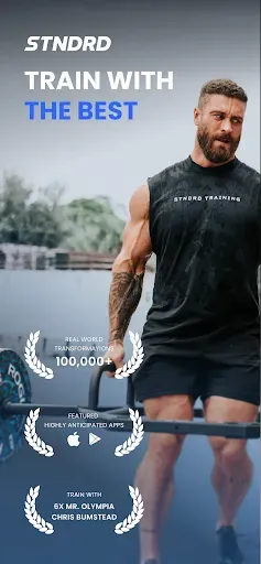Скриншот 1 — STNDRD: Bodybuilding Workouts