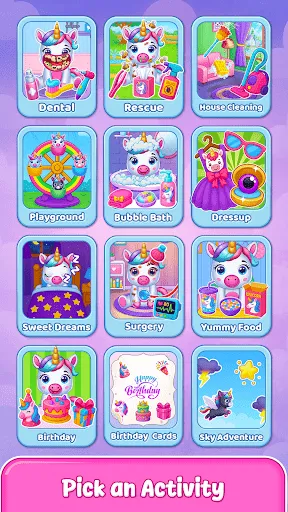 Скриншот 7 — Unicorn World: Daycare & Salon