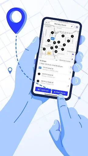 Скриншот 1 — Upper: Delivery Route Planner