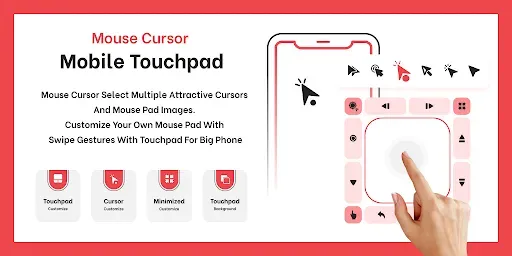 Скриншот 1 — Mouse Cursor Mobile Touchpad