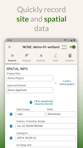 Скриншот 2 — BioApp: Wetland Delineation