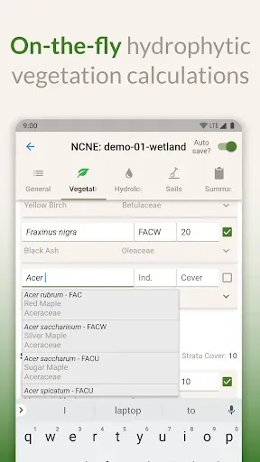 Скриншот 3 — BioApp: Wetland Delineation