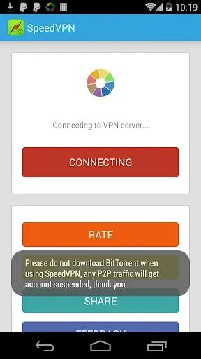 Скриншот 4 — SpeedVPN Secure VPN Proxy