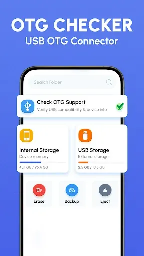 Скриншот 1 — OTG Checker: USB OTG Connector
