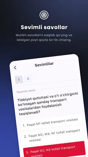 Скриншот 5 — Yo'l harakati qoidalari