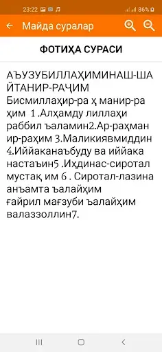 Скриншот 3 — Майда суралар