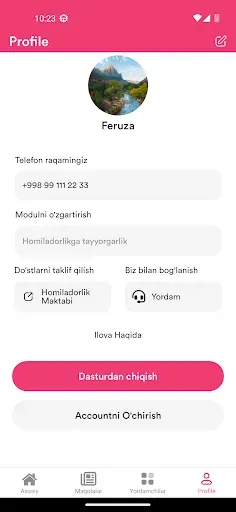 Скриншот 5 — Homiladorlik Kalendari