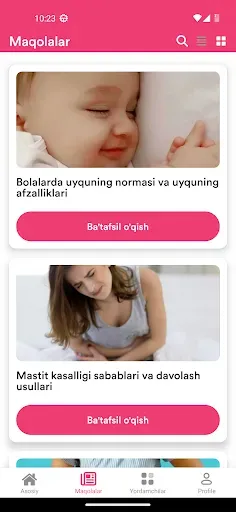 Скриншот 8 — Homiladorlik Kalendari