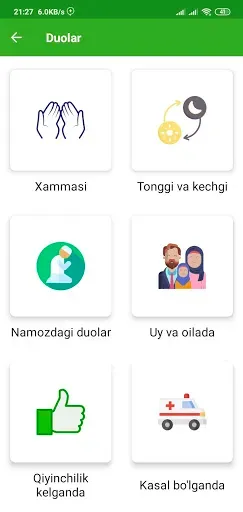Скриншот 8 — Namoz o'qishni o'rganish
