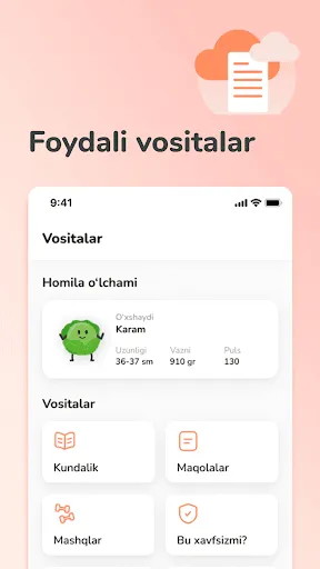 Скриншот 2 — Lalu - Homiladorlik maktabi