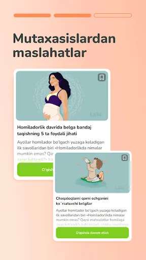 Скриншот 4 — Lalu - Homiladorlik maktabi