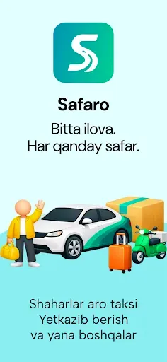Скриншот 1 — Safaro: Har qanday safar