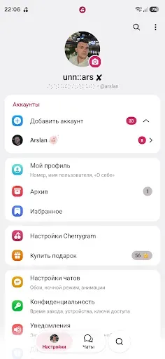 Скриншот 1 — Cherrygram