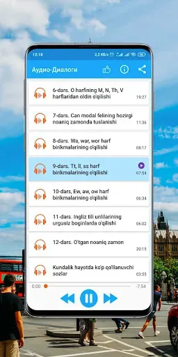 Скриншот 2 — Ingliz tili - audio qo'llanma