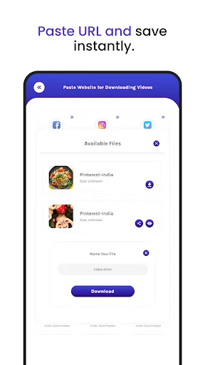 Скриншот 4 — Fast - All Video Downloader
